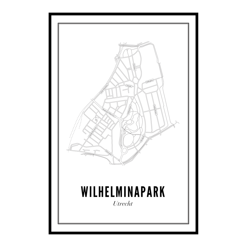 Utrecht Wilhelminapark ansichtkaart