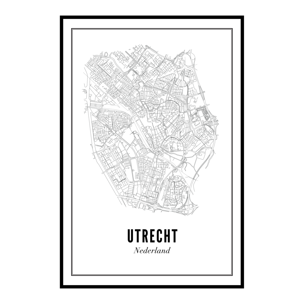 Utrecht stad 50x70 cm