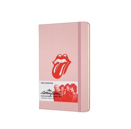 Limited edition Rolling Stone notebook large pink