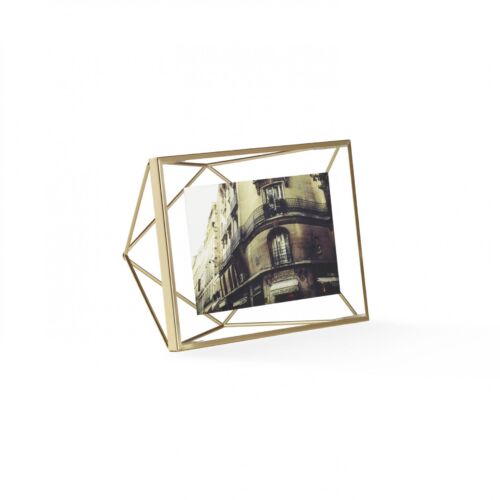 Prisma 4x6 photo display brass