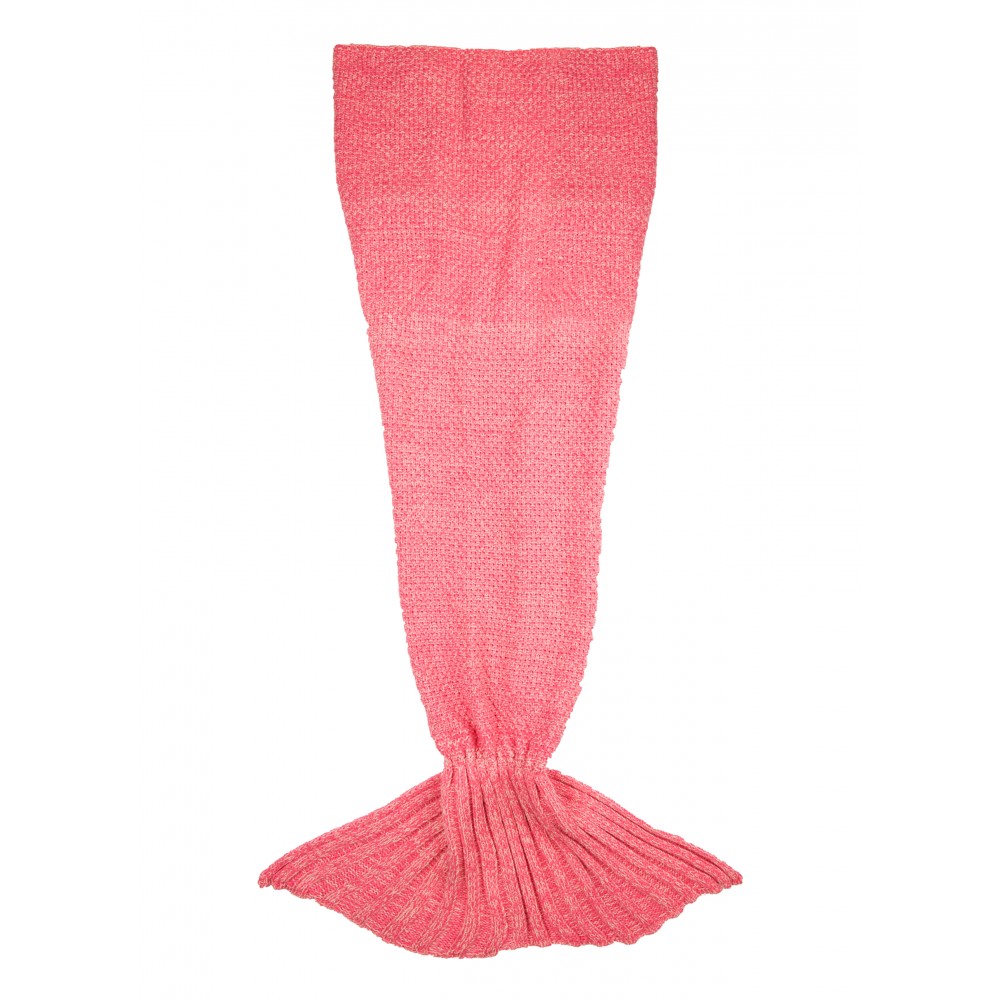 Mermaid tail blanket pink