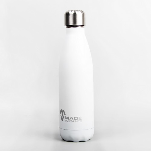 Insulated knight bottle 500ml snow white
