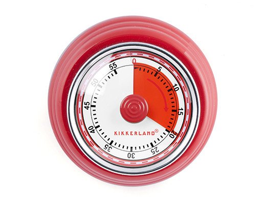 Magnetic kitchen timer red