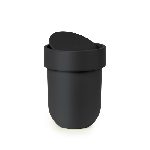 Touch can with lid black