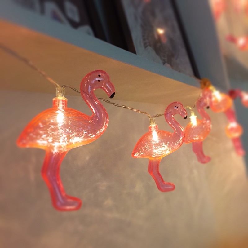 Lichtsnoer flamingo