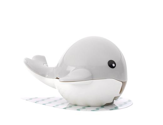 Whale toothbrush holder