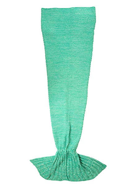 Mermaid tail blanket mint