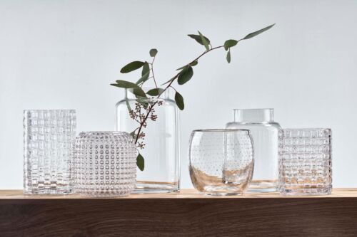 Vase glass clear small