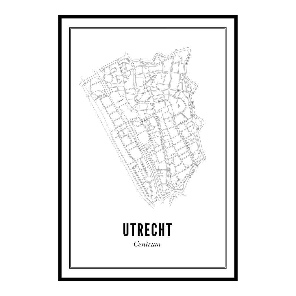 Utrecht centrum ansichtkaart
