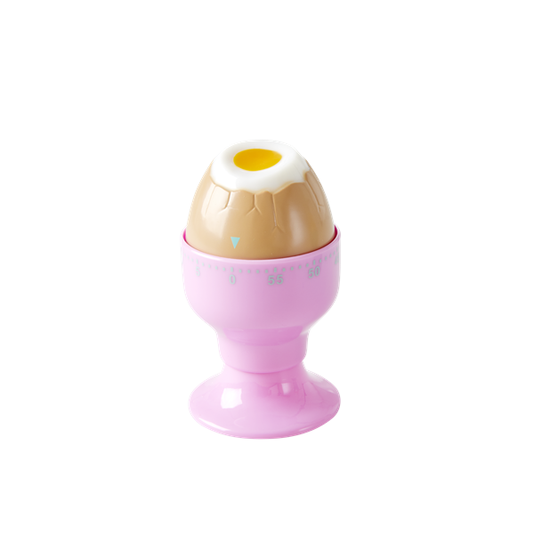 Egg cup kitchen timer pink