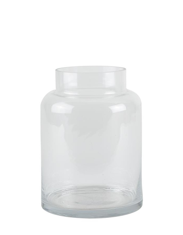 Vase glass clear small