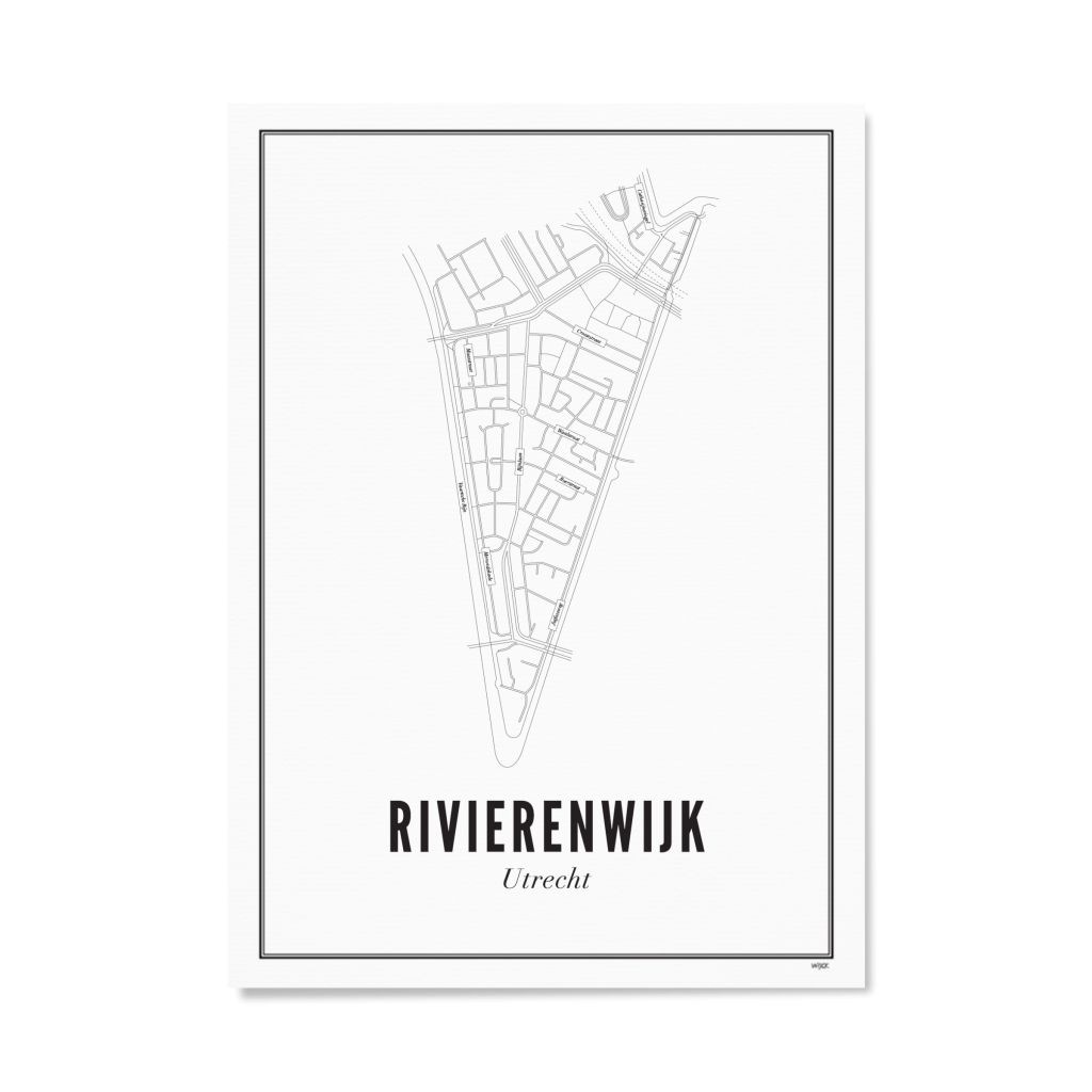 Utrecht Rivierenwijk 30x40