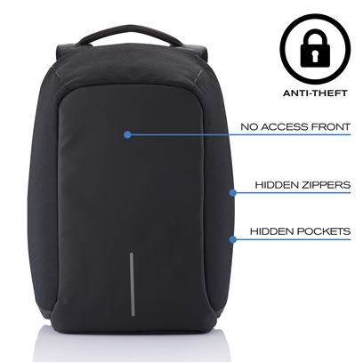 Bobby XL anti-theft backpack zwart