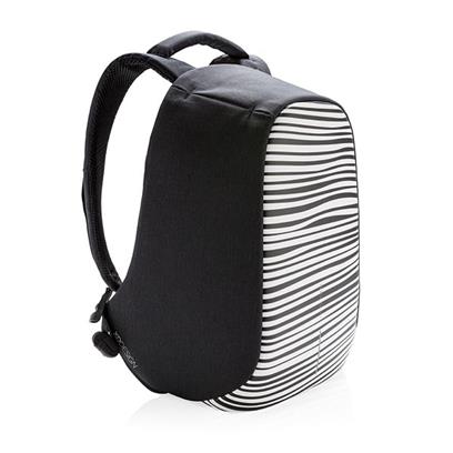 Bobby compact anti-theft backpack zebra