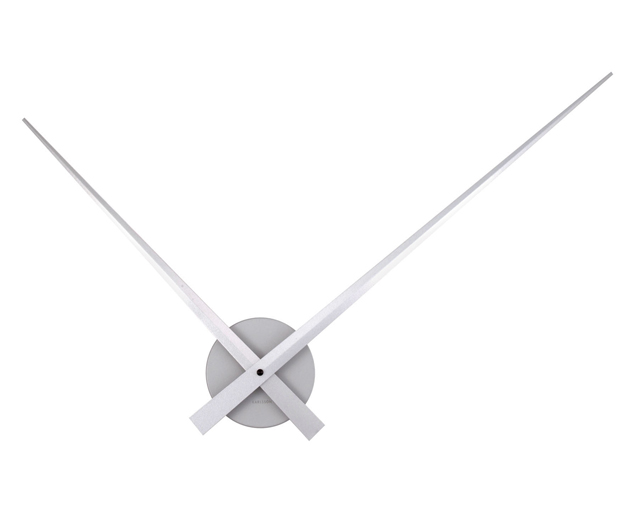 Wall clock little big time silver