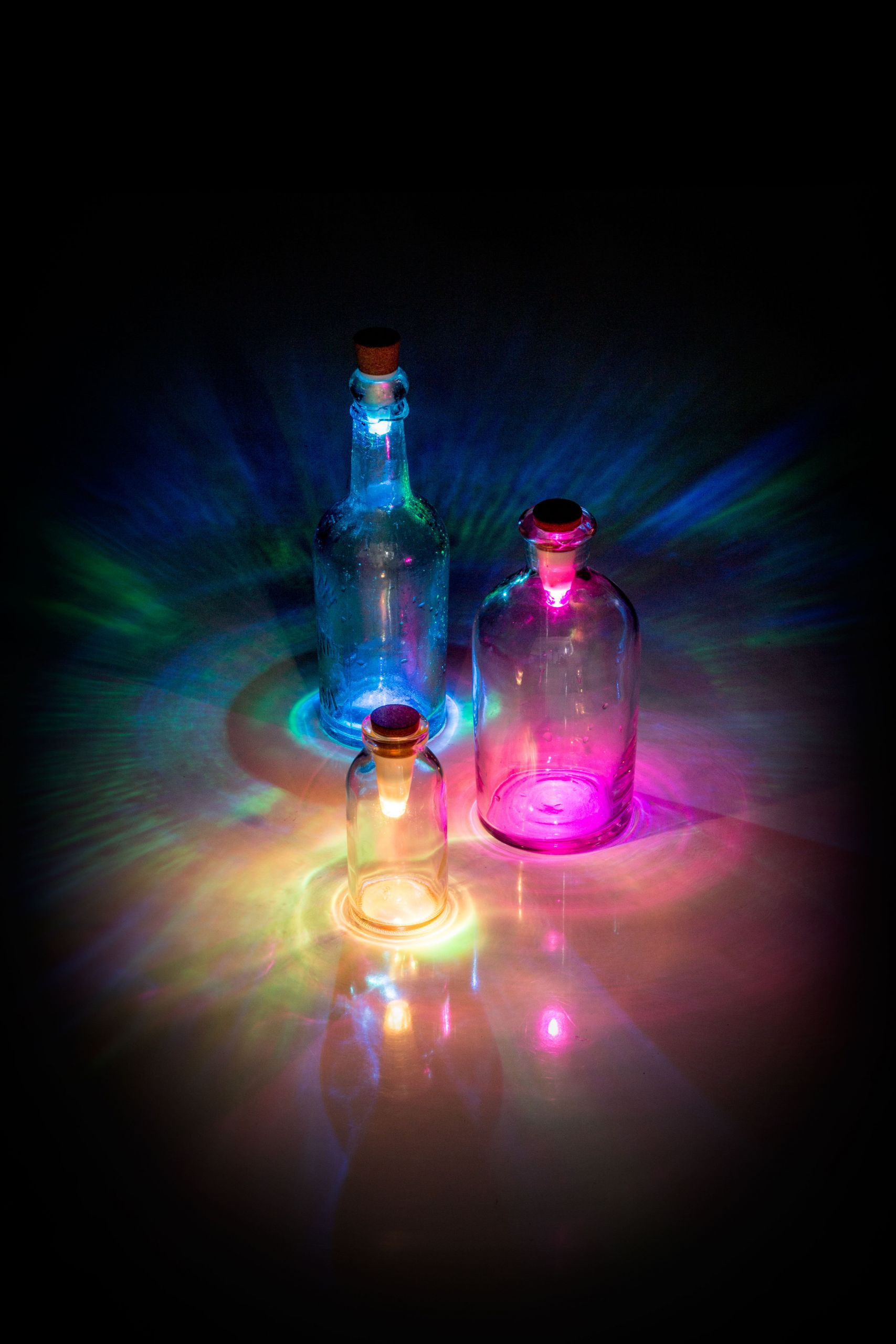 Bottlelight multi colour