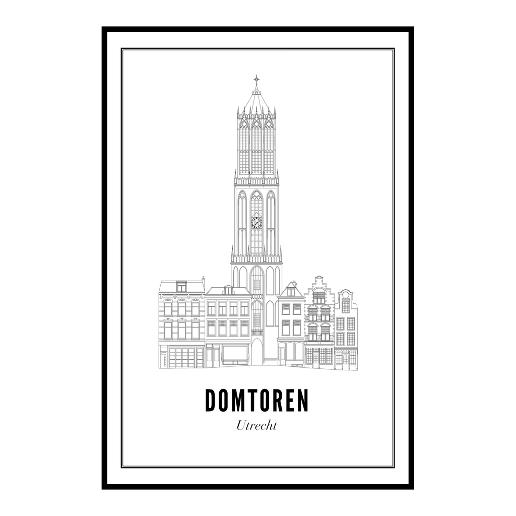 Utrecht domtoren 50x70 cm