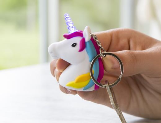 Unicorn LED keychain