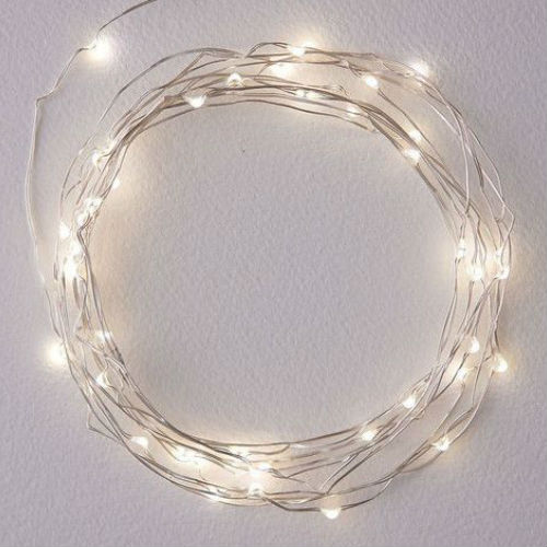 Silver wire lights