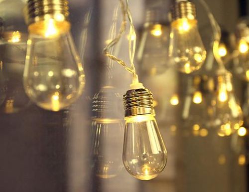 Edison bulb string lights