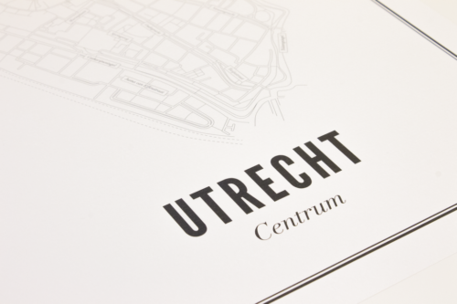 Utrecht centrum 30x40 cm