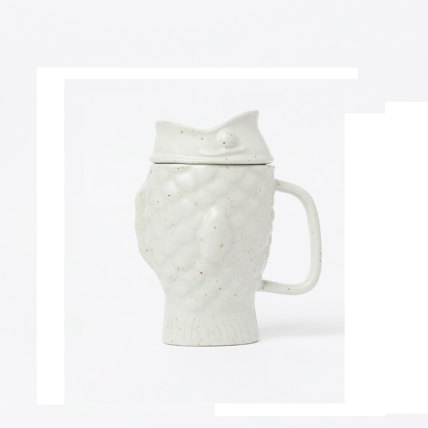 Taiyaki tea mug infuser cream