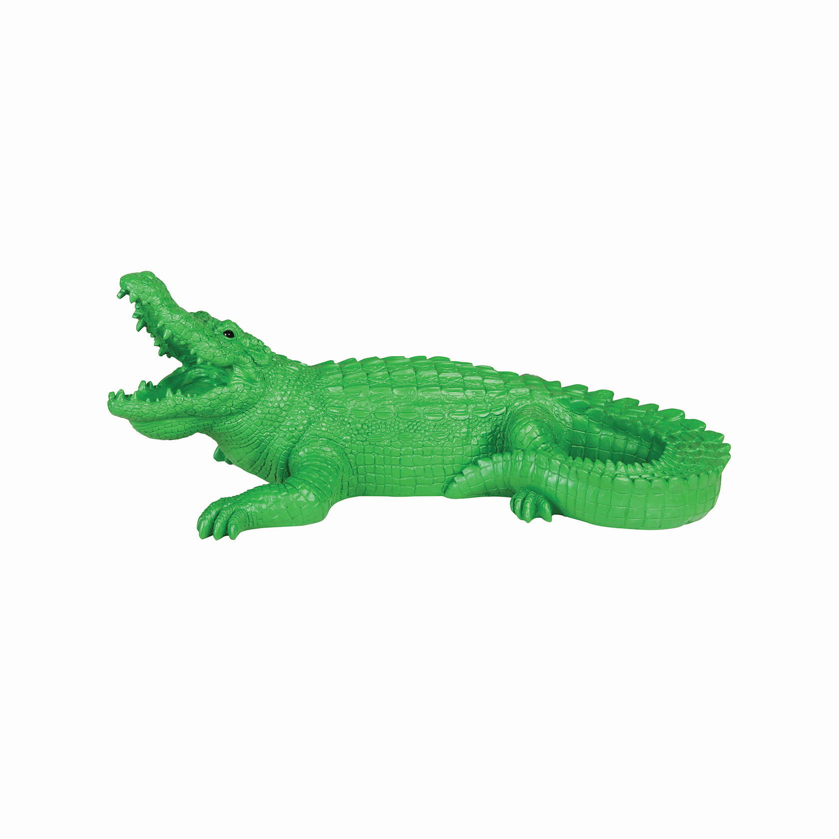 Coinbank crocodile green