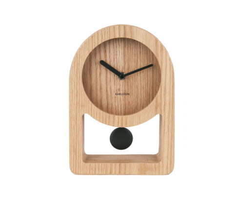 Table clock Lena pendulum wood