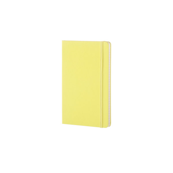 Moleskine pocket plain citron yellow hardcover