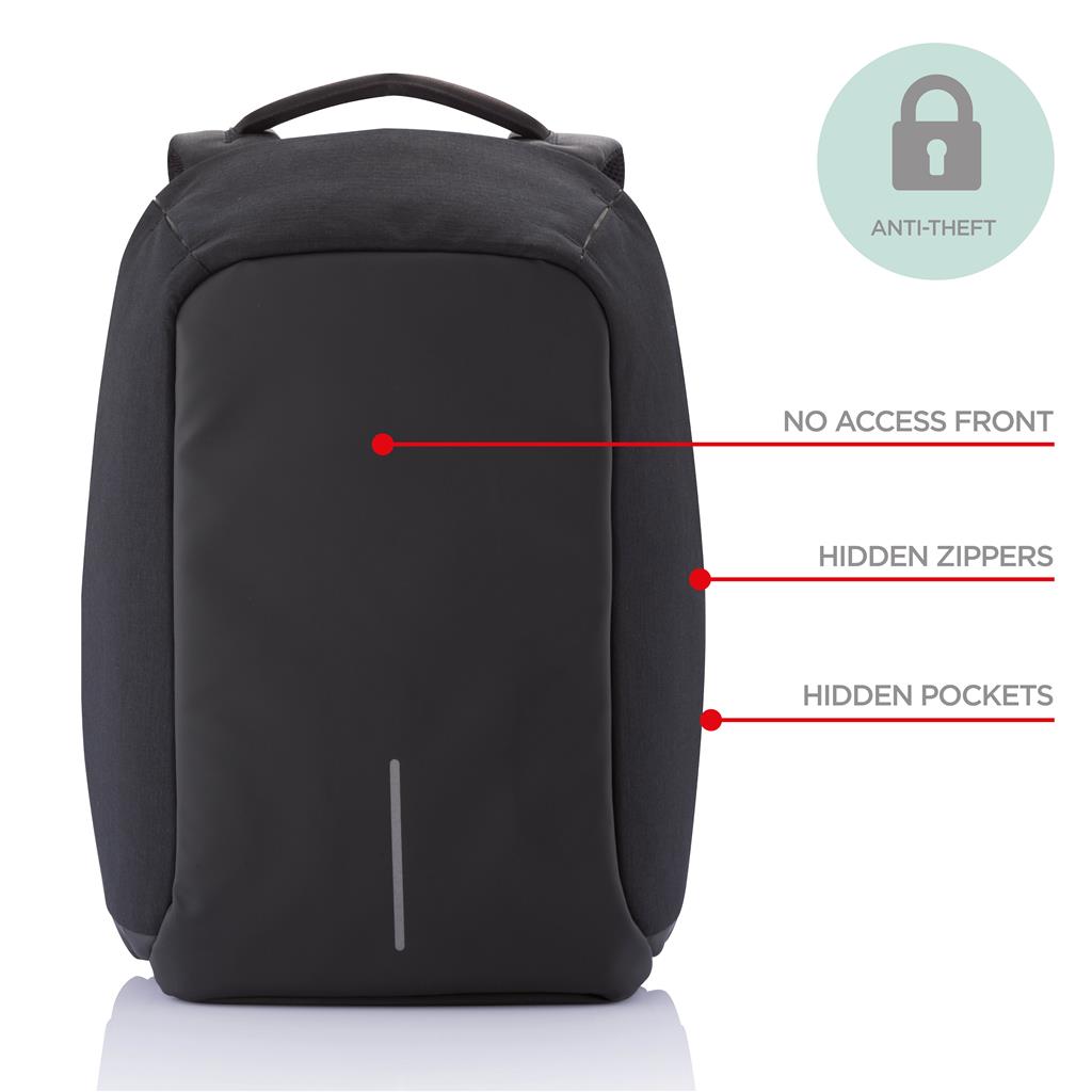 Bobby anti-theft backpack black