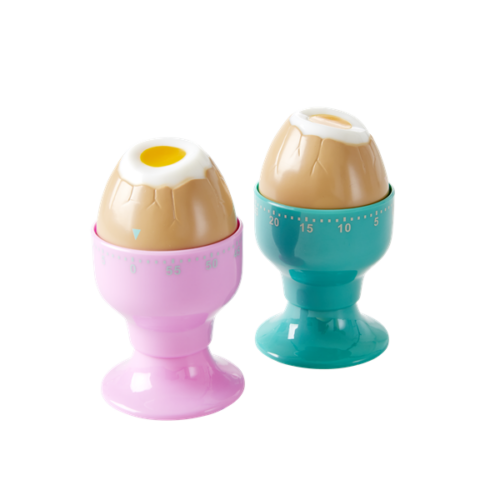 Egg cup kitchen timer pink