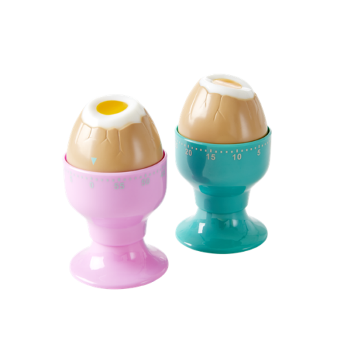 Egg cup kitchen timer green