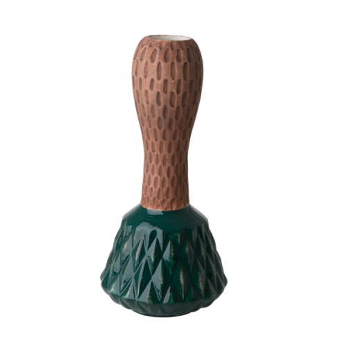 Medium ceramic vase in vintage look