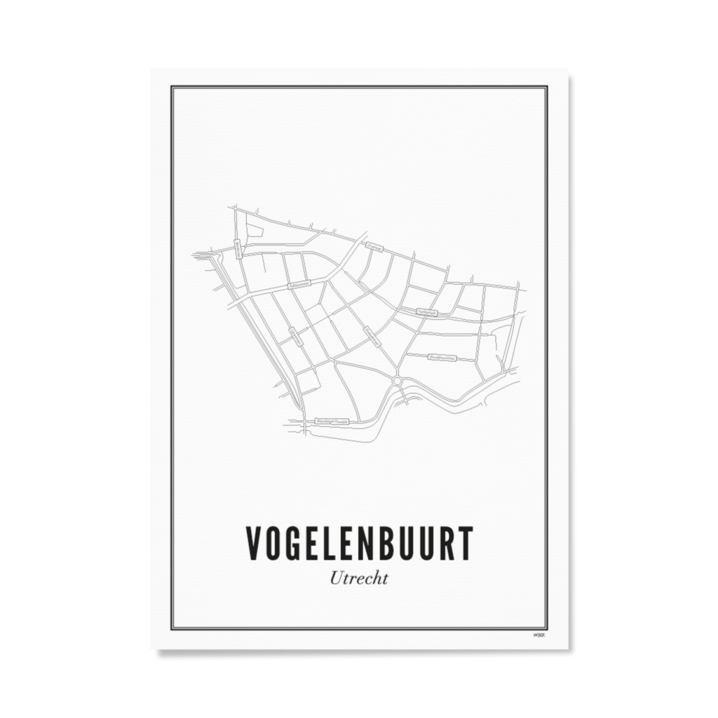 Utrecht Vogelenbuurt 30x40