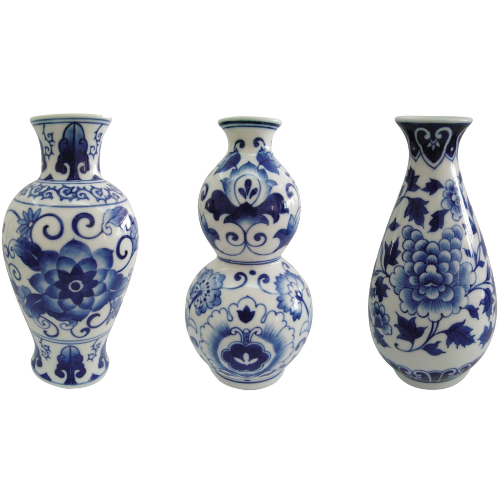 Dutch delight vases set of 3