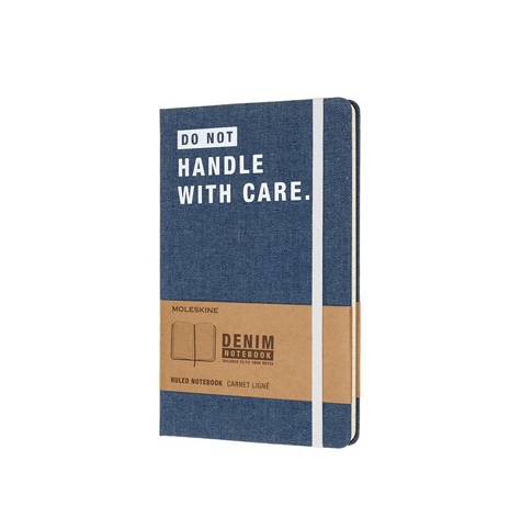 Limited edition denim notebook ruled large don't handle