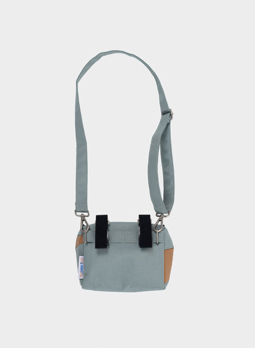 Bum bag grey & camel S