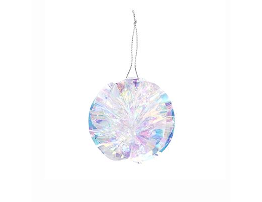 Iridescent party ornament set of 6