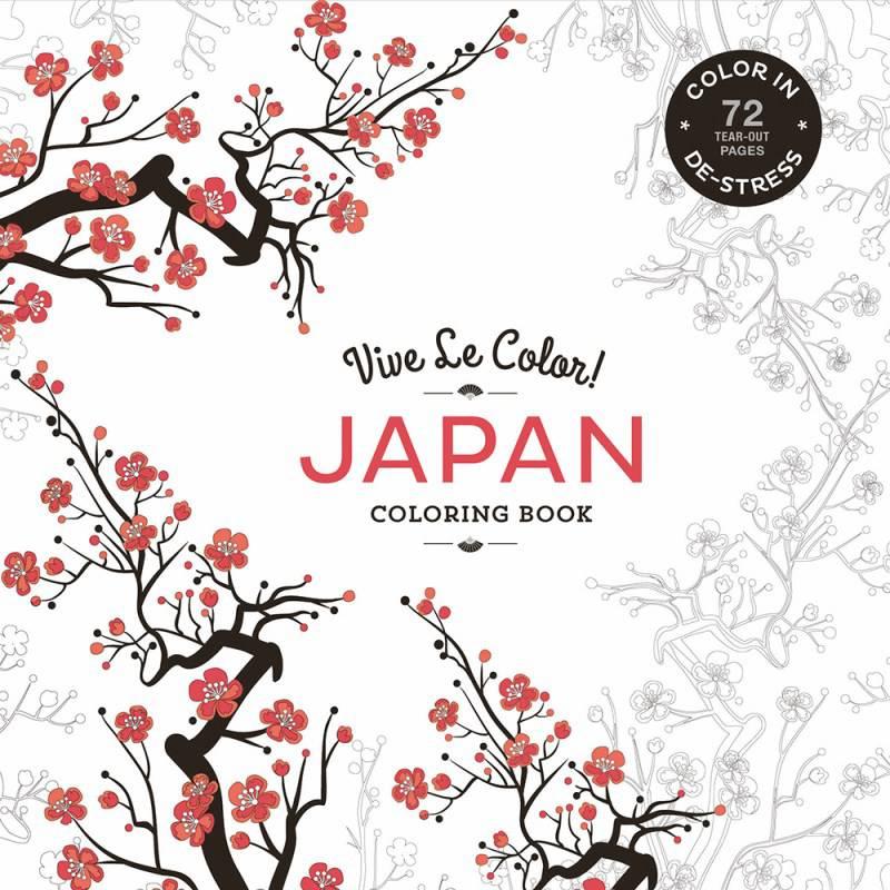 Vive le color! japan coloring book