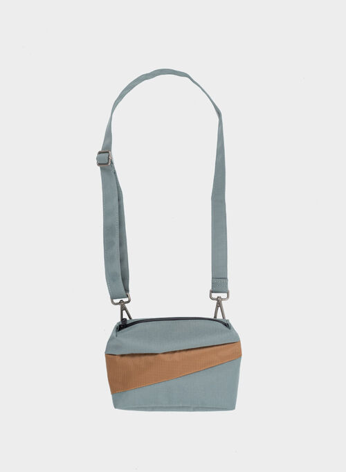 Bum bag grey & camel S