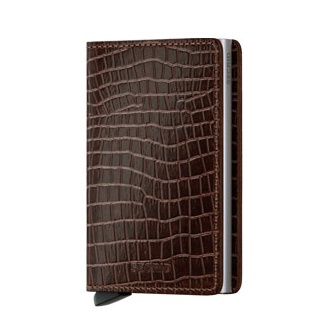Slim wallet amazon brown leather
