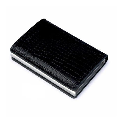 Slim wallet amazon black leather