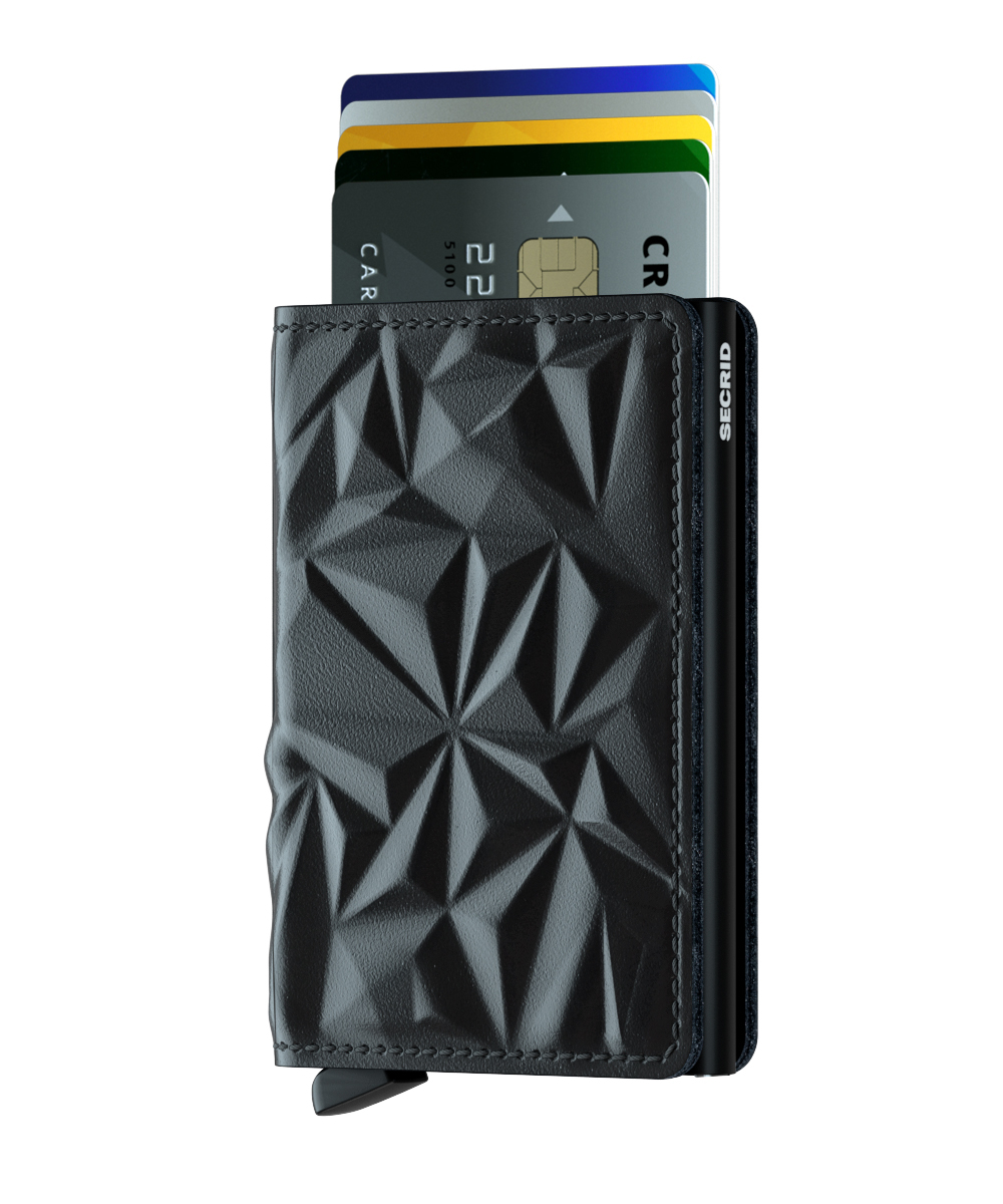 Slim wallet prism black-black