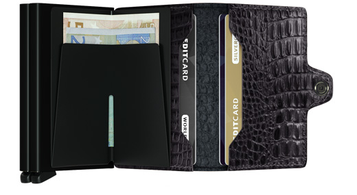 Twin wallet nile black