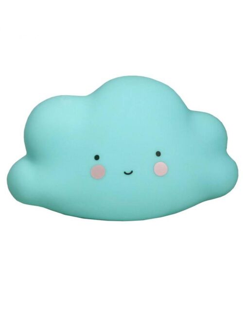 Mini wolk lamp blauw