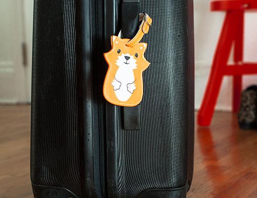 Luggage tag fox