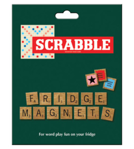 Scrabble fridge magneten