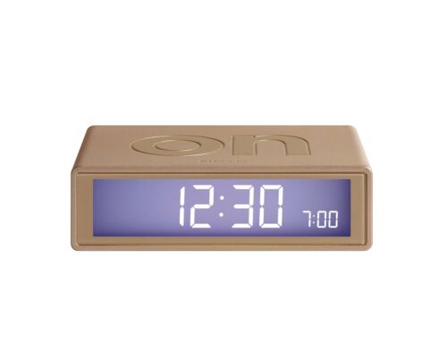 Flip clock gold