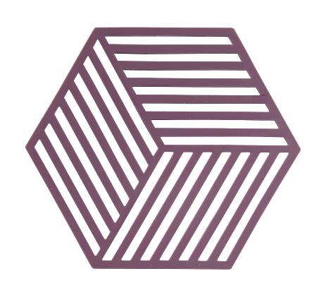 Trivet beetroot hexagon