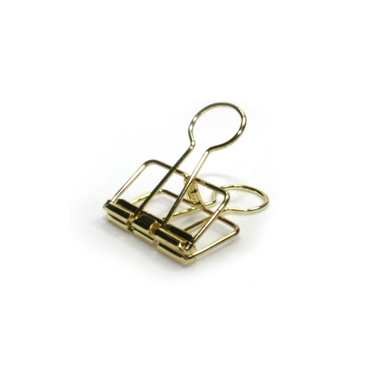 Wire clips set of 6 gold